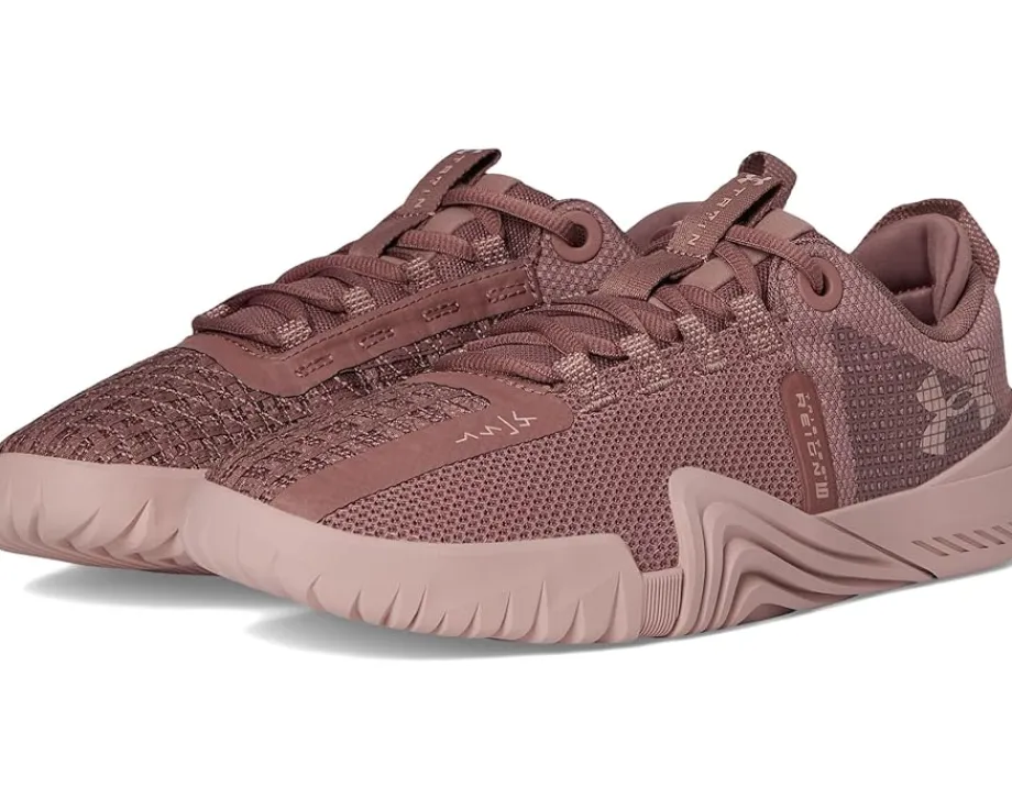 Under Armour TriBase Reign 6 Maroon Mist/Tourmaline Pink/White Clearance