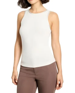 Women NIC+ZOE Trimmed Perfect Knit Ribbed Tank