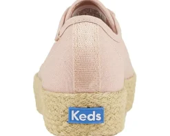 Keds Triple Kick Cotton Canvas Jute Rose Best