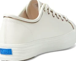 Keds Triple Kick Leather White/Rose Gold Discount