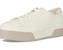 Keds Triple Up Leather Off-White/Taupe Bumper Foxing Stripe