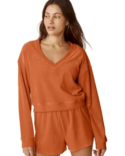 Beyond Yoga Tropez Pullover Orange Dream