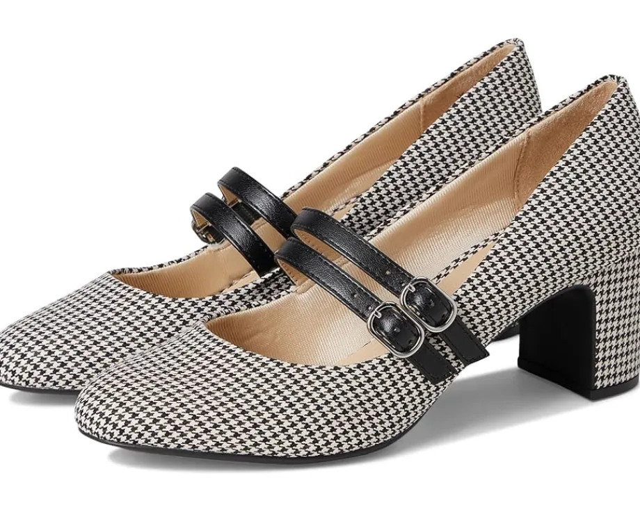 LifeStride TRUE Black/Bone Houndstooth New