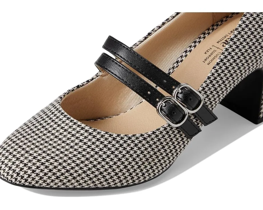 LifeStride TRUE Black/Bone Houndstooth New