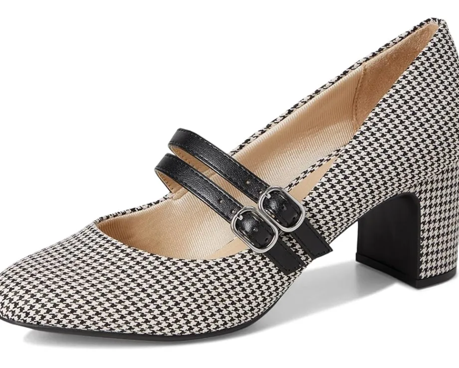 LifeStride TRUE Black/Bone Houndstooth New