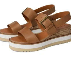 Women Lucky Brand Turoma Platform Wedge Sandals