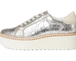 Dolce Vita Twain Silver Crackled Leather Clearance