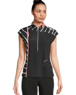 Women Jamie Sadock Twist & Turn Print Short Sleeve Top