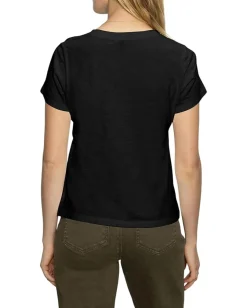 Sanctuary Twist Front Tee Black Sale