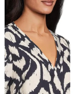 Tommy Bahama Two Palms Inlet Ikat Short Sleeve Dress Coastline Sale