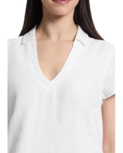 Tommy Bahama Two Palms Short Sleeve Collared Dress White Discount