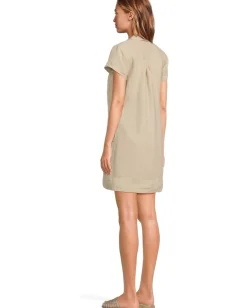 Women Tommy Bahama Two Palms Short Sleeve Collared Dress