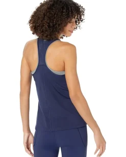 Under Armour UA HeatGear Armour Racer Tank Midnight Navy/Metallic Silver Outlet