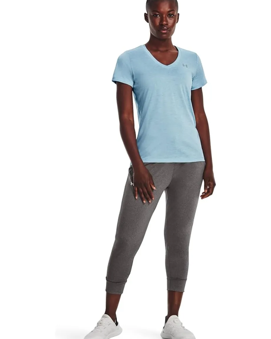 Under Armour UA Tech™ Twist V-Neck Blizzard/White/Metallic Silver Hot