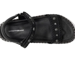 Lucky Brand Ullani Studded Platform Sandal Black Best