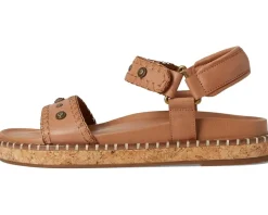 Lucky Brand Ullani Studded Platform Sandal Latte