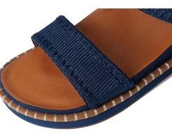 Lucky Brand Ullaniah Platform Ankle Strap Sandals Dark Chambray Hot