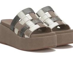 Lucky Brand Ulrich Woven Platform Sandal Desert Taupe Hot