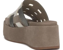 Lucky Brand Ulrich Woven Platform Sandal Desert Taupe Hot
