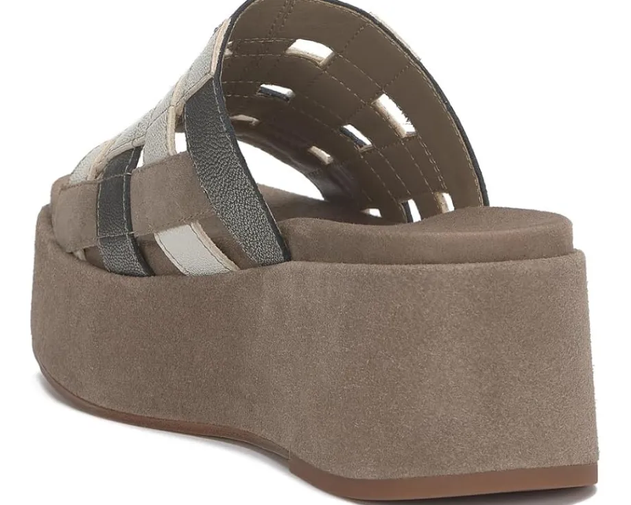 Lucky Brand Ulrich Woven Platform Sandal Desert Taupe Hot
