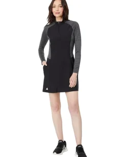 adidas Golf Ultimate365 Long Sleeve Golf Dress Black New