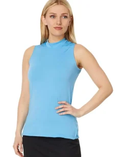 Women adidas Golf Ultimate365 Mock Sleeveless Polo