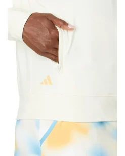 adidas Golf Ultimate365 Quarter Zip Golf Pullover Ivory