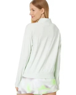 adidas Golf Ultimate365 Quarter Zip Golf Pullover Crystal Jade Clearance