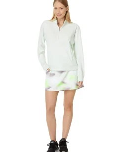 adidas Golf Ultimate365 Quarter Zip Golf Pullover Crystal Jade Clearance