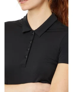 adidas Golf Ultimate365 Solid Sleeveless Golf Polo Shirt Black Best