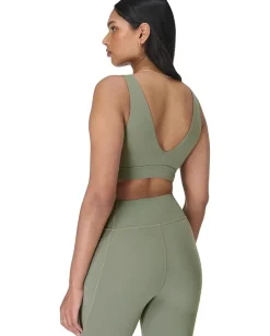 Sweaty Betty Ultimate Studio Voop Light Support Bra Willow Green Online