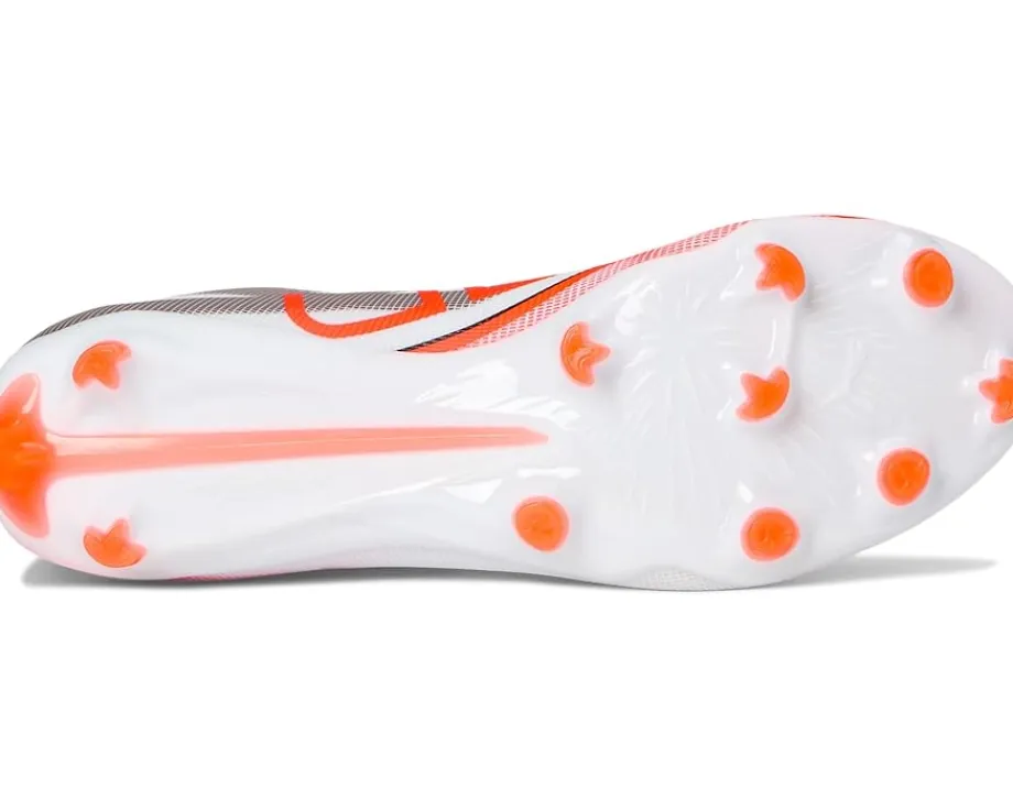 PUMA Ultra 5 Match+ Firm, Artificial Ground Soccer Cleats Puma White-Puma Black-Glowing Red Discount