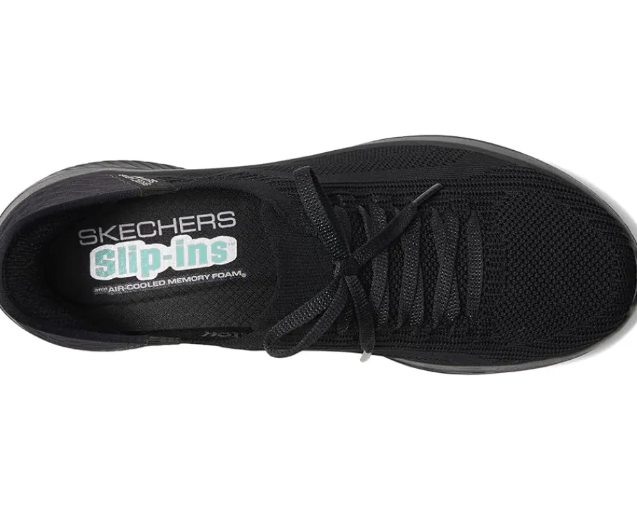SKECHERS Ultra Flex 3.0 - Brilliant Hands Free Slip-Ins Black/Black Clearance