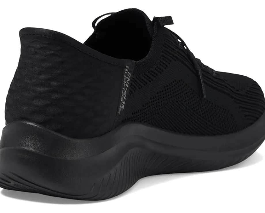 SKECHERS Ultra Flex 3.0 - Brilliant Hands Free Slip-Ins Black/Black Clearance