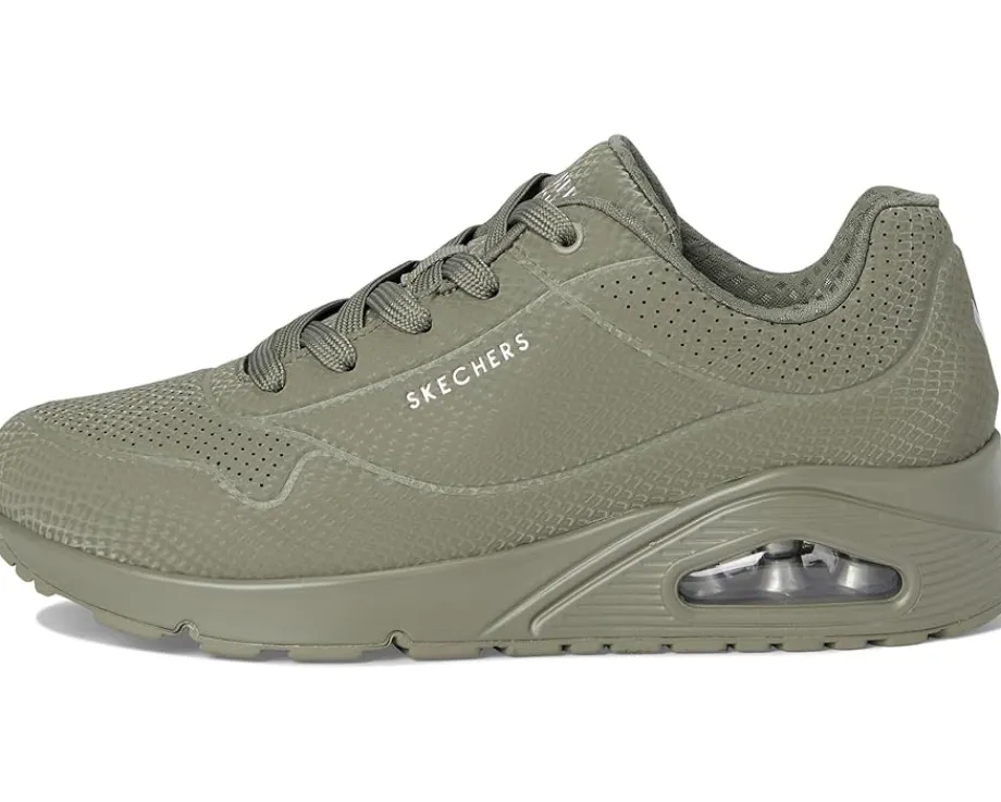 SKECHERS Uno - Shiny Scale Olive Discount