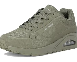 SKECHERS Uno - Shiny Scale Olive Discount