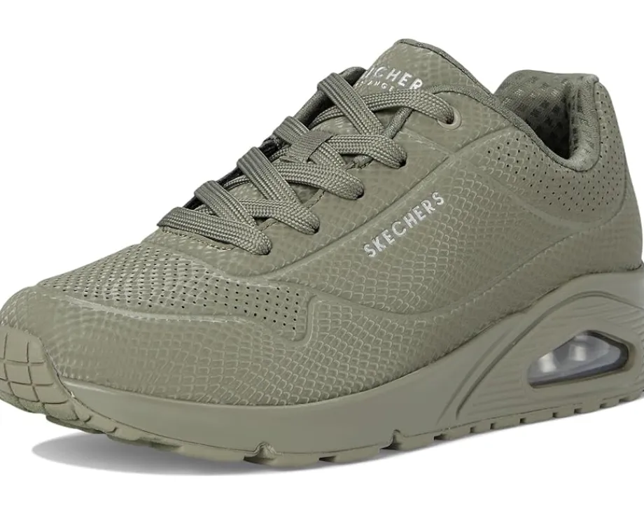 SKECHERS Uno - Shiny Scale Olive Discount