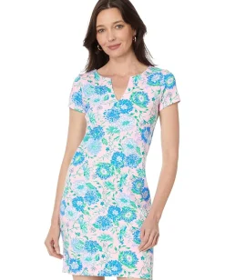 Women Lilly Pulitzer Upf 50+ Sophiletta Short Sleeve Dress