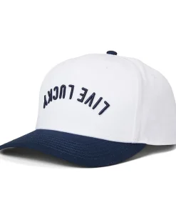 Black Clover Upside Down Luck 2 Adjustable Hat White/Navy Hat/3d Embroidery Best