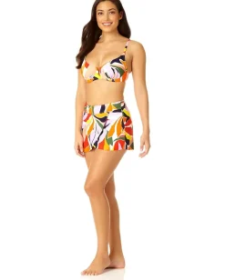 Anne Cole V Wire Elongated Underwire Top Multi Clearance