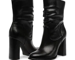 Steve Madden Vector Black Leather Outlet