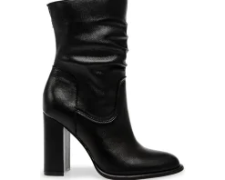 Steve Madden Vector Black Leather Outlet