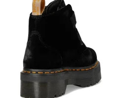 Women Dr. Martens Vegan Devon Velvet Platform Boots