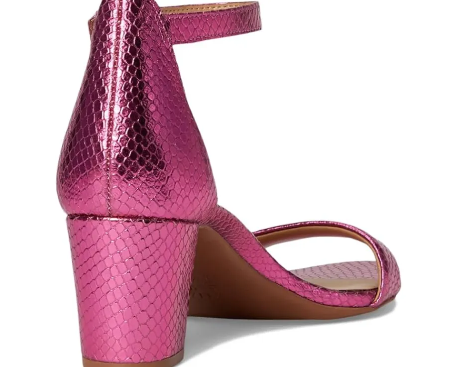 Naturalizer Vera Pink Metallic Snake Print Leather Discount