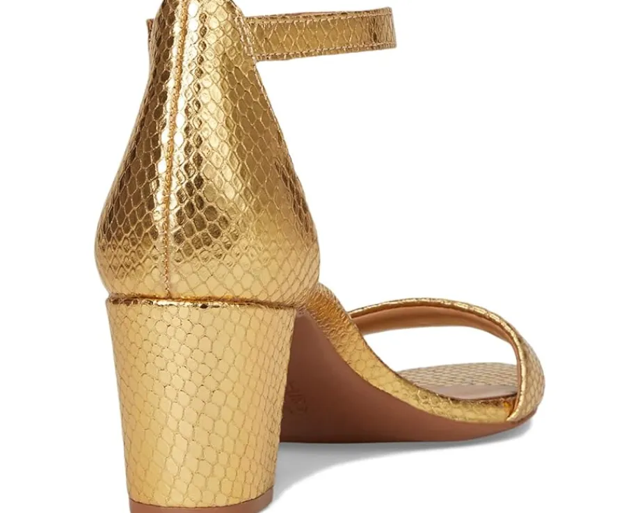 Naturalizer Vera Yellow Metallic Snake Print Leather Discount