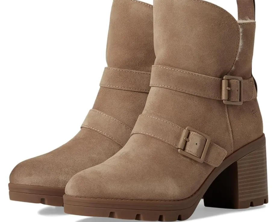 Naturalizer Verney-Moto Bootie - Water Repellent Warm Brown Sale