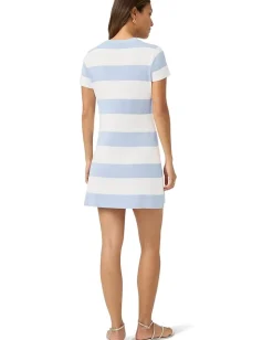 Splendid Veroinca Stripe Dress White/Seaport Best