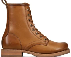 Frye Veronica Flex Combat Caramel Hot