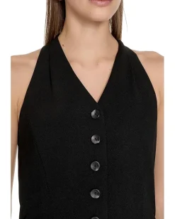Calvin Klein Vest Jumpsuit Black New