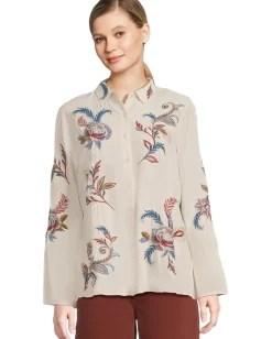 Women Johnny Was Vintage Button Down Shirt